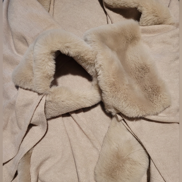 Heidi Daus faux fur Trim Knit Sweater - Picture 3 of 3